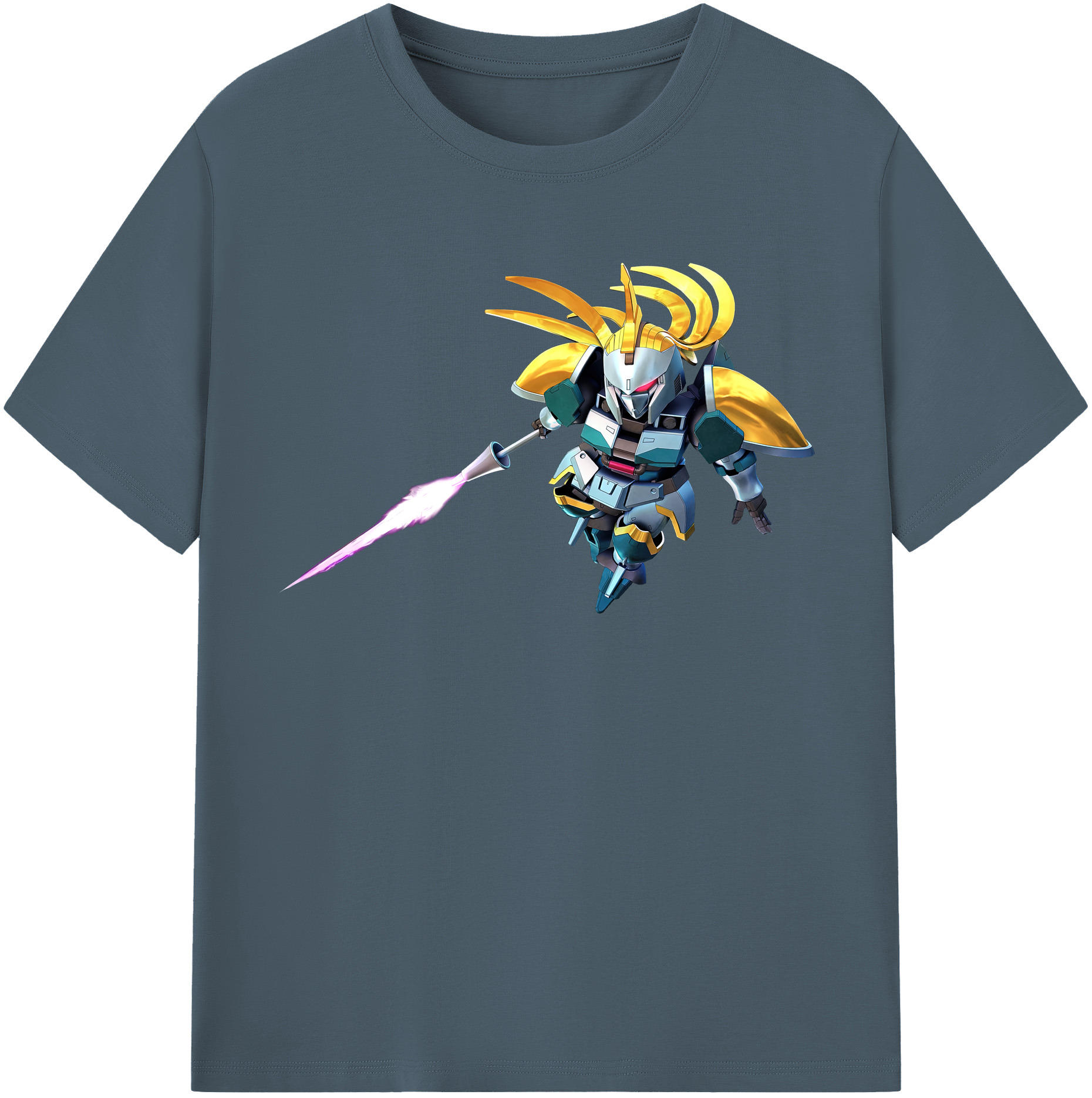 （画像用） 機動戦士ガンダム Mobile Suit Gundam 綿100％半袖Tシャツ（フロントプリント）